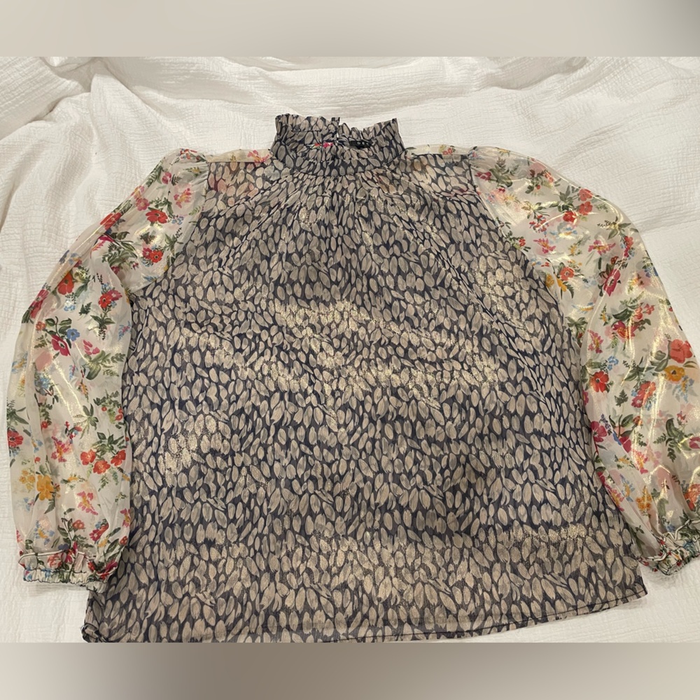 Decker sheer blouse